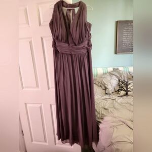 Dessy collection Plum dress size 22
